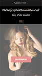 Mobile Screenshot of photographecharmeboudoir.com